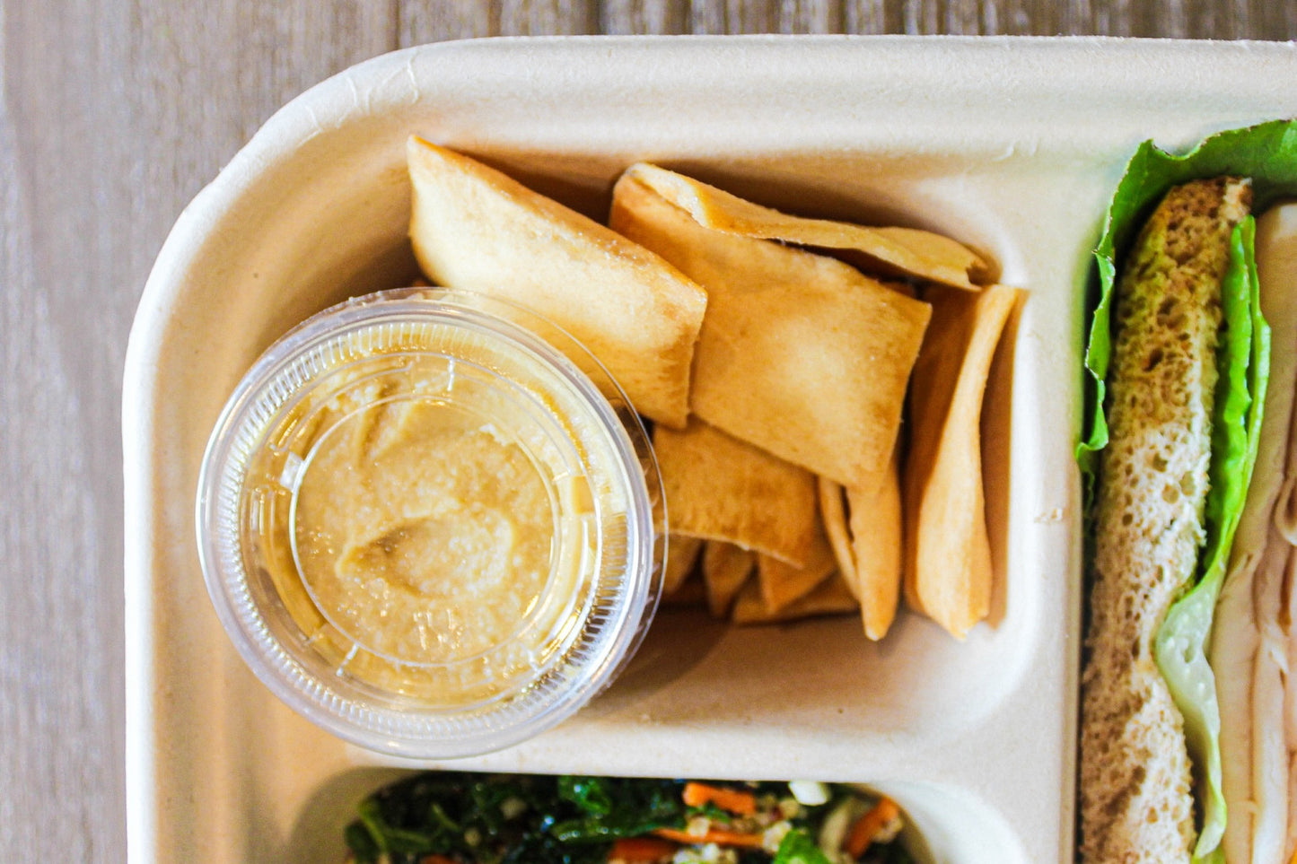 Pita Chips + Hummus